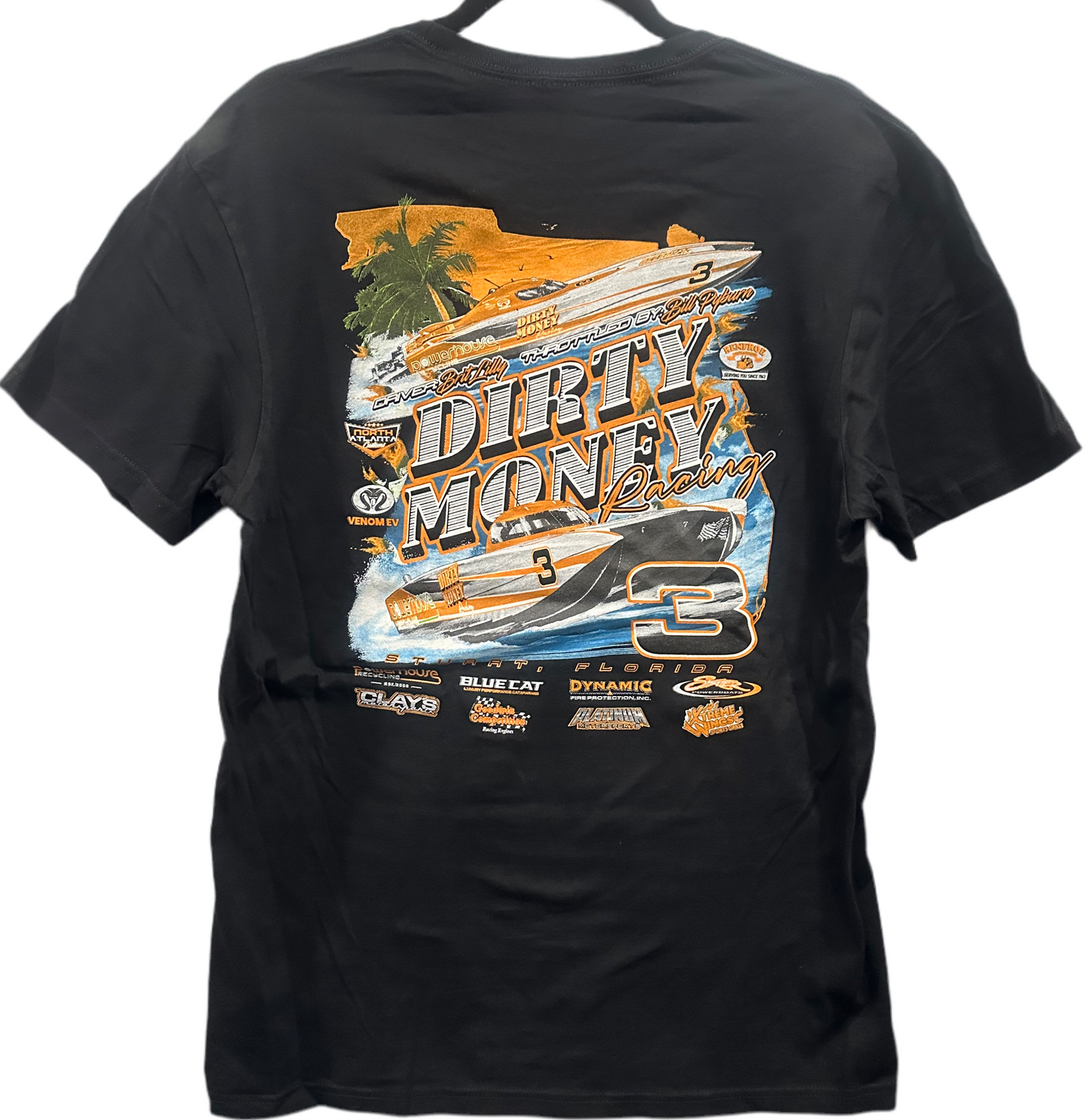 New Design #1 Softstyle Boat Black Cotton T-Shirt