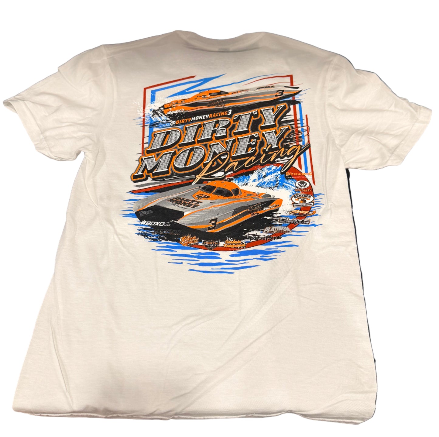 Design # 4 Softstyle Boat White Cotton T-Shirt