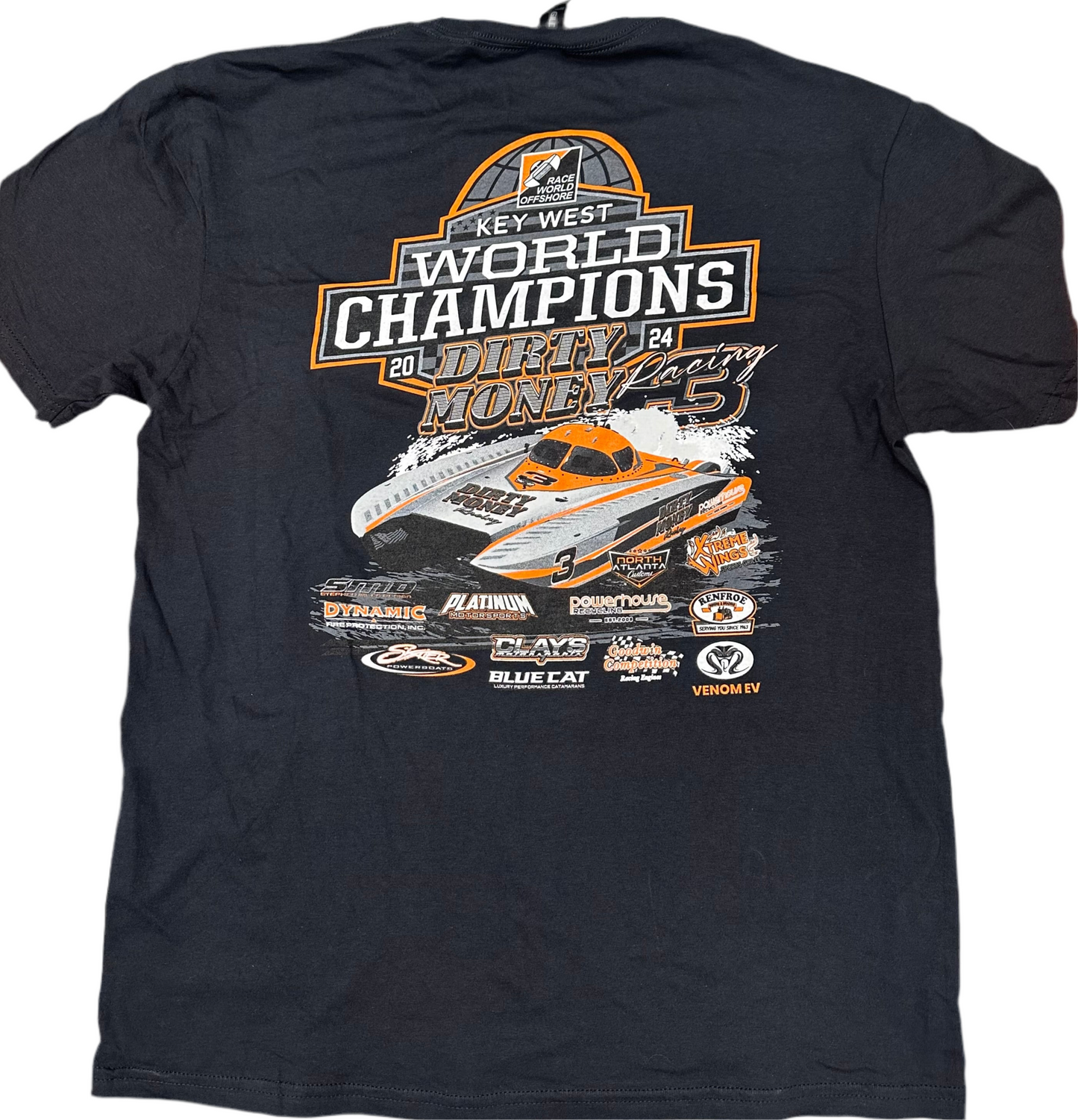 2024 Key West World Champs T-Shirt Black