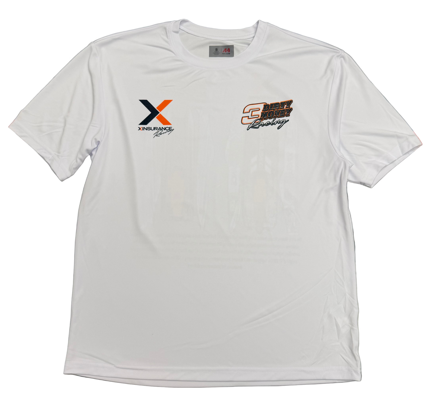 Dirty Money/ X Insurance South Sun Short Sleeve White