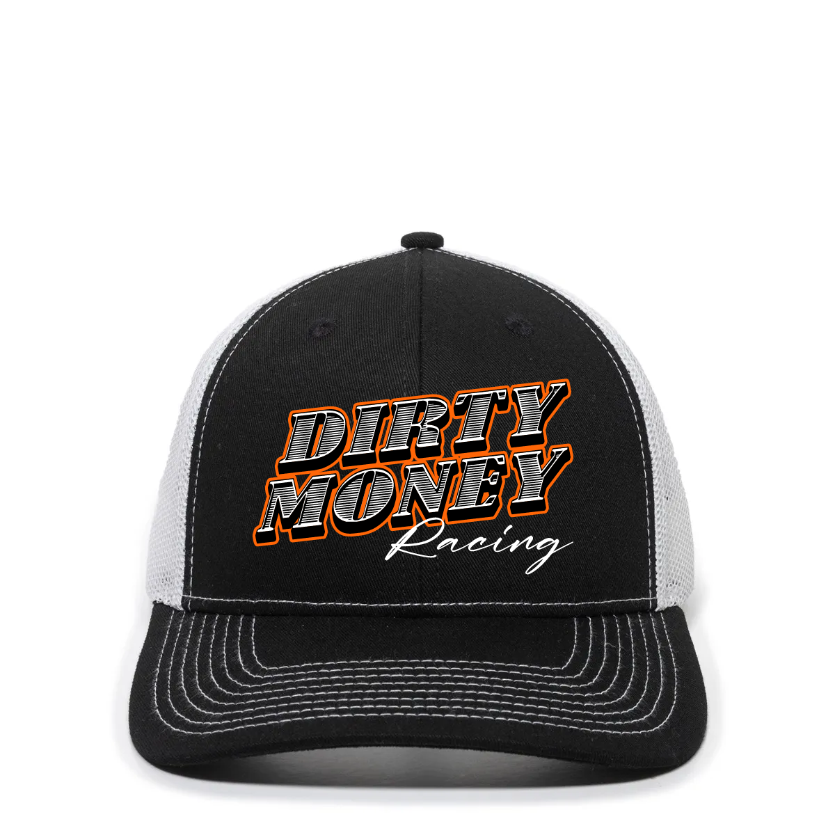 Black/White Trucker Cap
