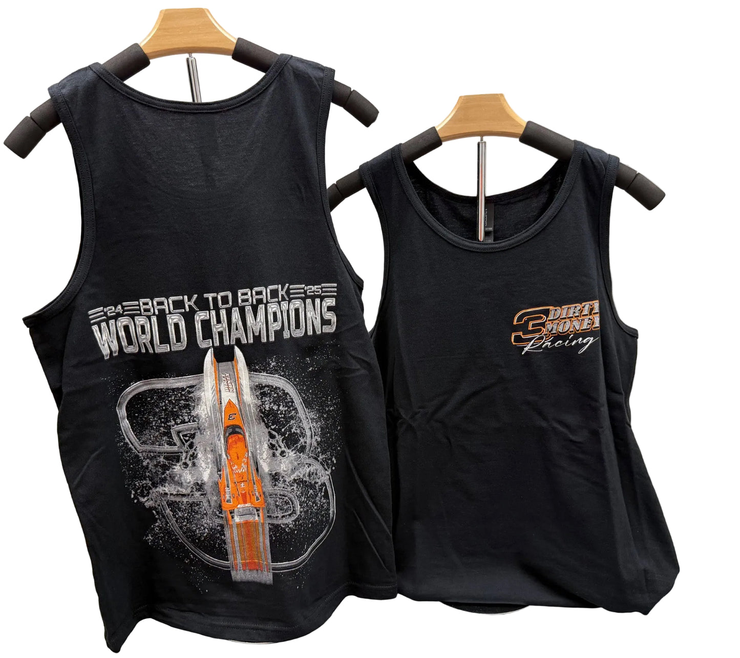 2025 Back to Back World Champ Men's Tank Black
