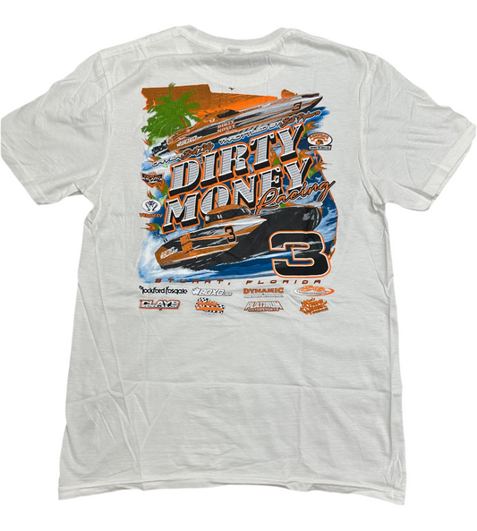 Design #1 Softstyle Boat White Cotton T-Shirt