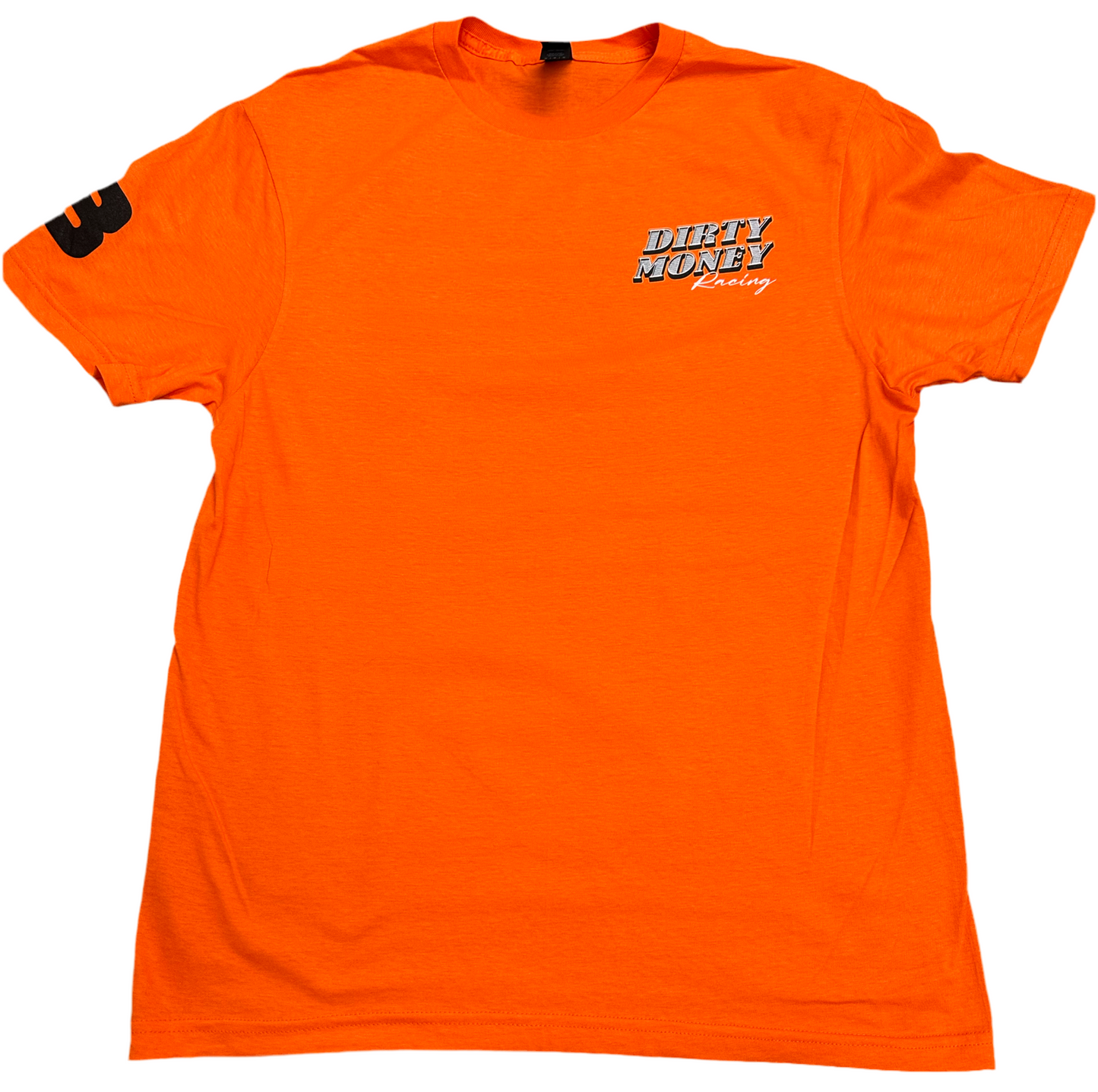 Orange Dirty Money Racing T-Shirt