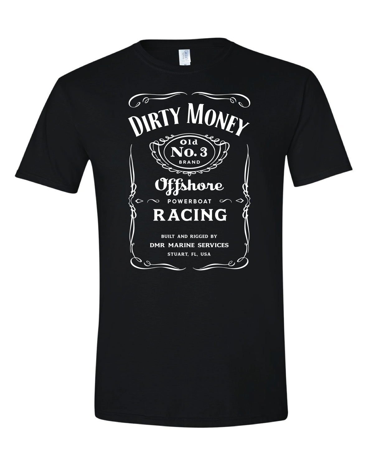 Jack Daniel’s Inspired T-Shirt (Dry-Fit) – Dirty Money Racing