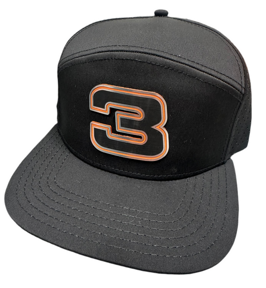 Metal #3 Flatbill SnapBack Performance Hat