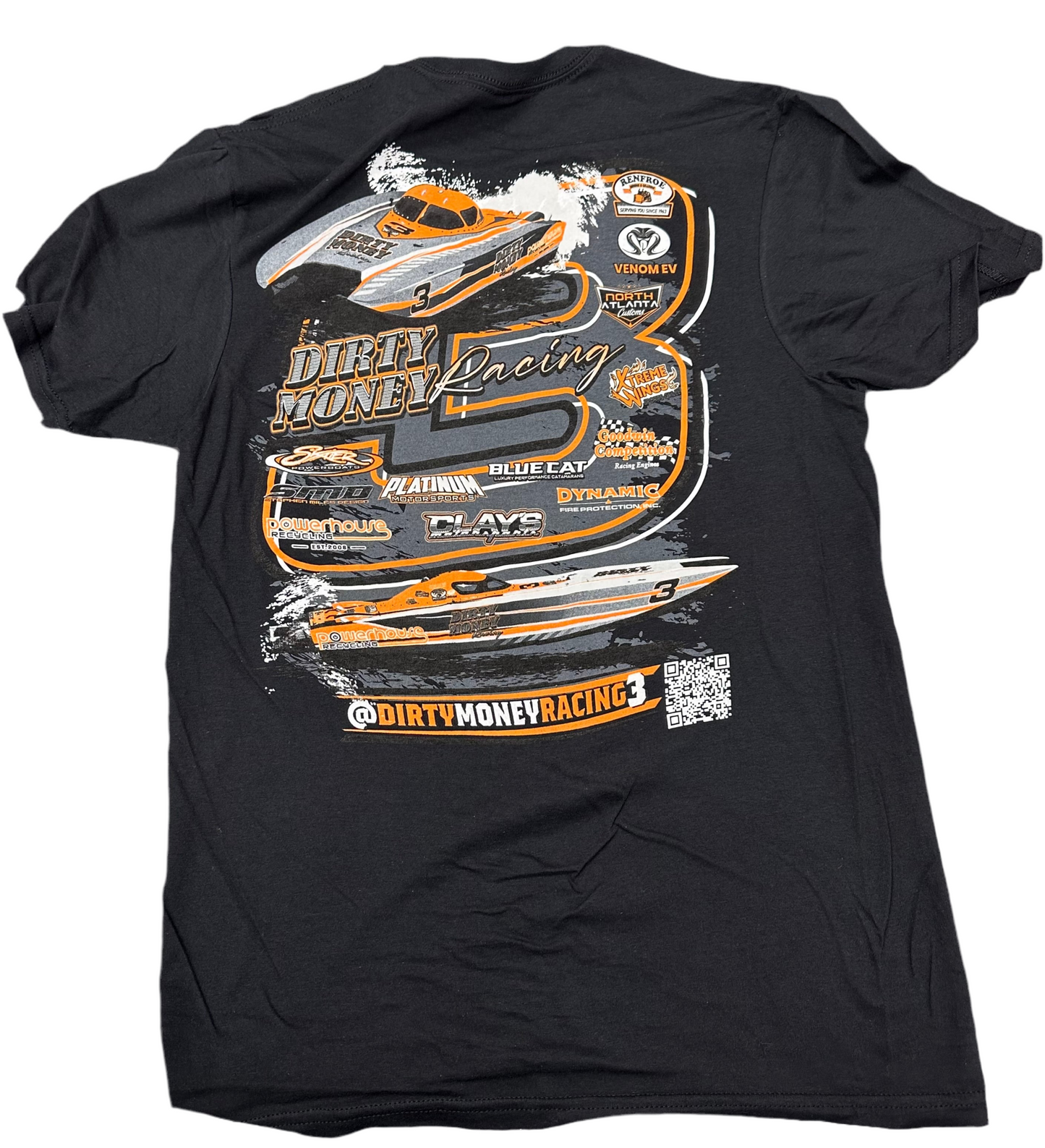 Design #3 Softstyle Boat T-Shirt Black