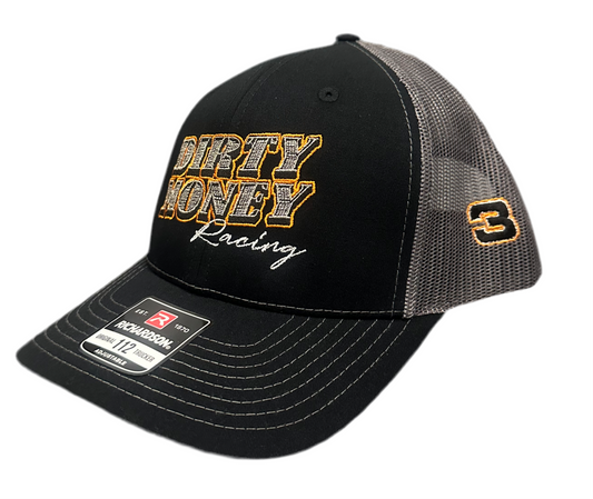 Black/Charcoal Trucker Hat