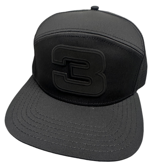 Blackout #3 Flatbill SnapBack Performance Hat