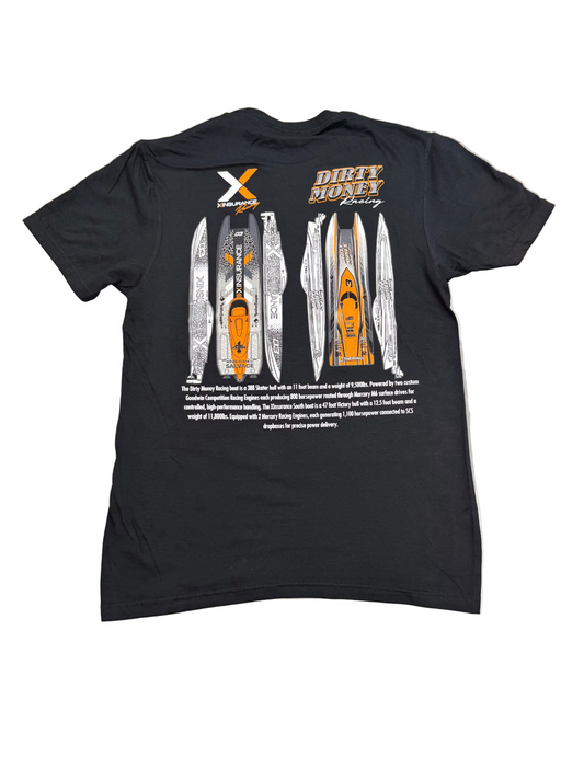 Dirty Money/ X Insurance South Cotton Black