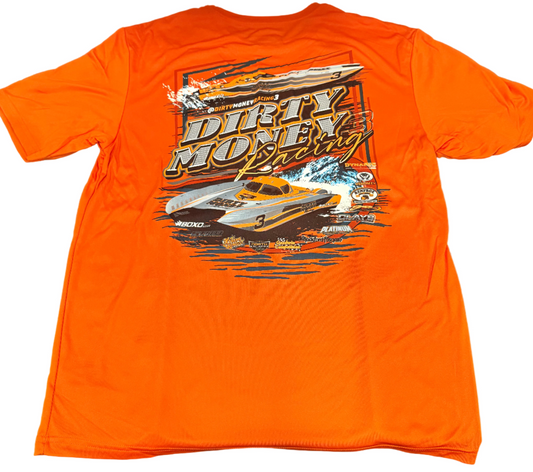 Design #4 Short Sleeve Sun Shirt Orange